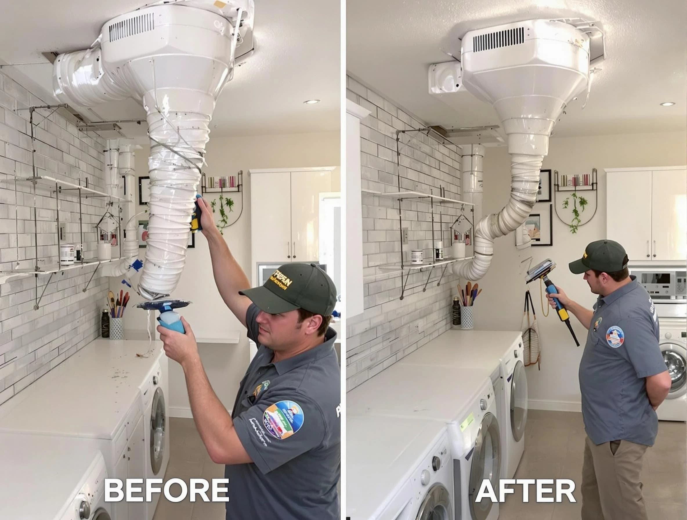 Professional dryer exhaust vent cleaning by Norcross Dryer Vent Cleaning in Norcross