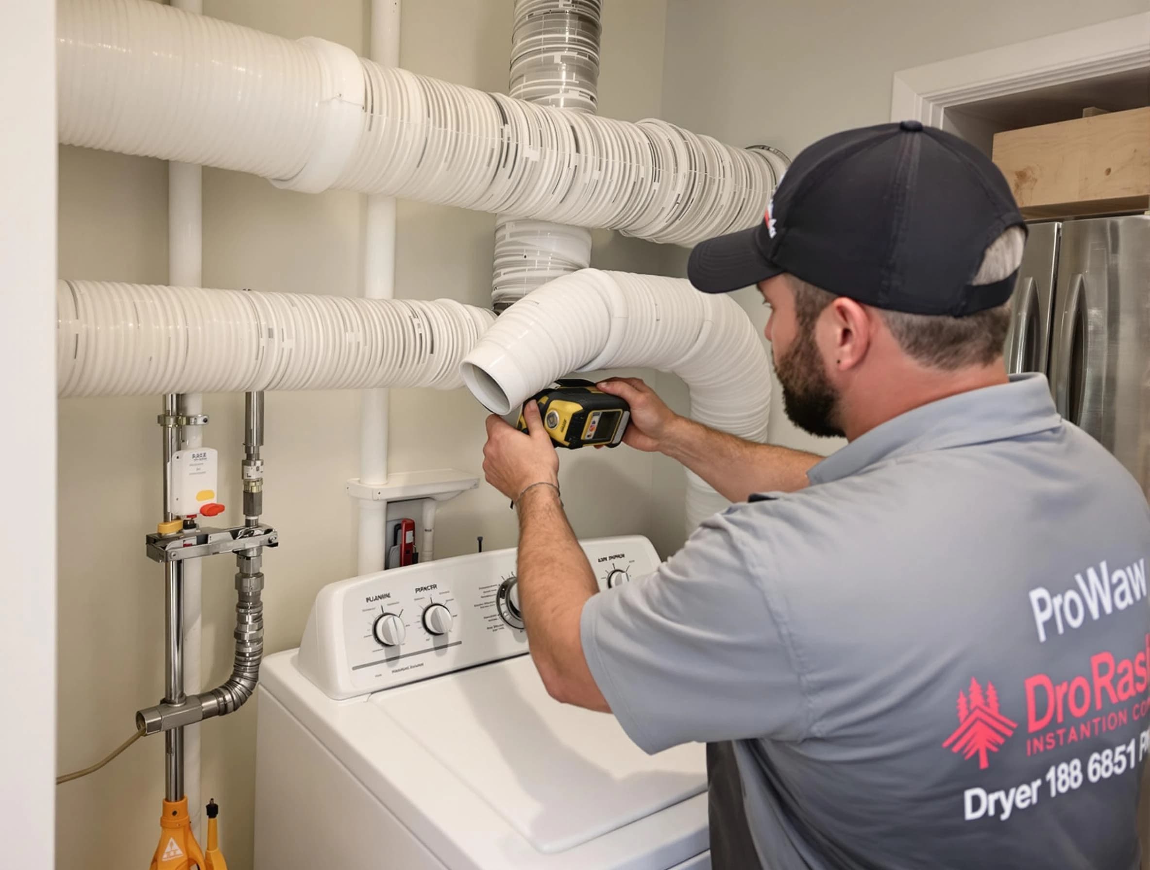 Professional dryer vent hose installation by Norcross Dryer Vent Cleaning in Norcross